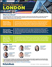 Meet McGuireWoods London - Corporate Transactions