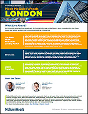 Meet McGuireWoods London - Real Estate Finance