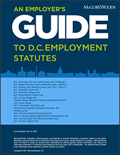 Guide to D.C. Employment Statutes flipbook cover
