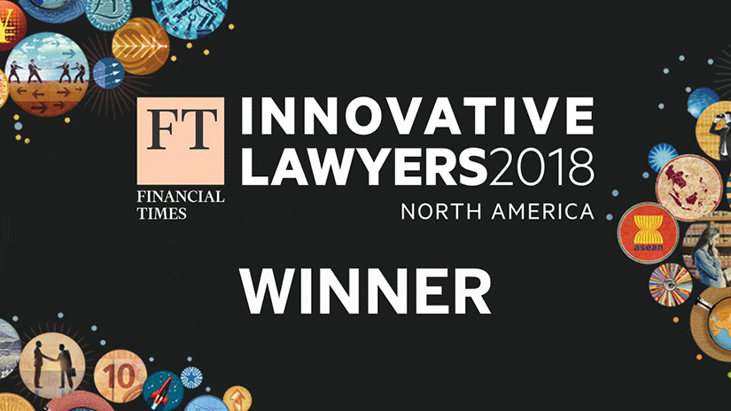 Financial Times Innovates Lawyers 2018 Winner logo