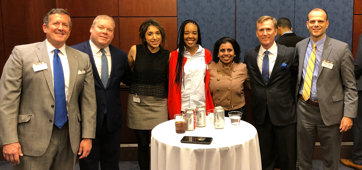 Doug Foley, Scott Binkley, Mariam Eatedali, Taylor Gayton, Mona Mohib, John Thompson and Ryan Bernstein