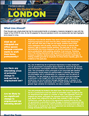 Meet McGuireWoods London - Employment Law