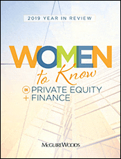 Women to Know in Private Equity & Finance 2019 cover