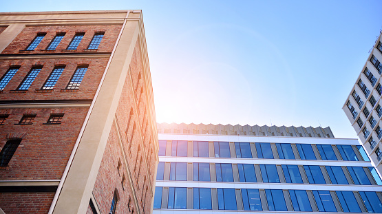 Rising sun on the horizon.